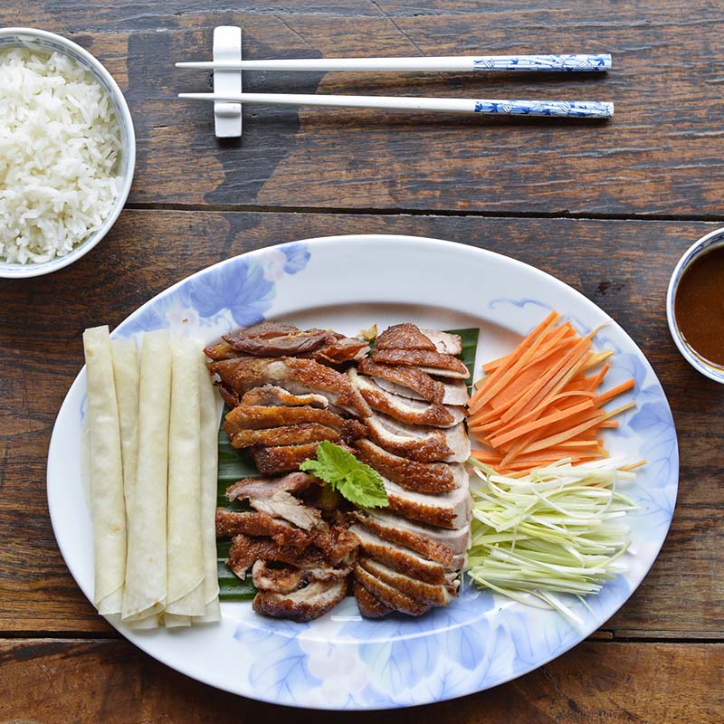 Plats chinois à domicile Canard roti désossé