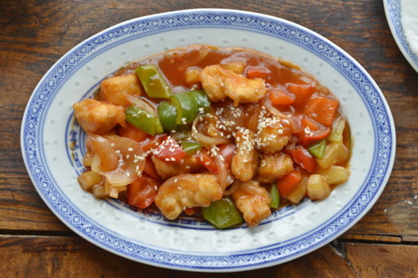 Poulet à la sauce aigre-douce